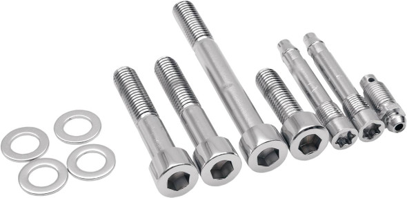 Gardner-Westcott - P-80-149 - Mounting Bolt Kit - Brake Caliper - Socket-Head - Rear - Softail