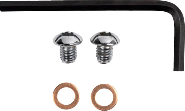 Gardner-Westcott - C-74-45B - Drain Plug - Fork - Button-Head - Chrome - 41 mm