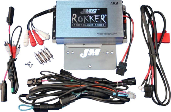 J & M - JMA6-400HR16-UL - 400 W 4-Channel Amplifier Kit -'16-'23 FLTRU/FLTRK