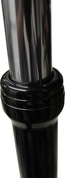 La Choppers - LA-7503-39B - Fork Boot Cover - 39 mm - Gloss Black Powder Coat