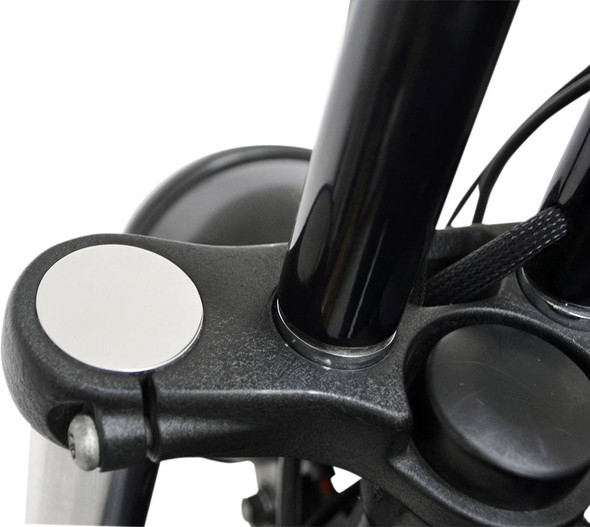 La Choppers - LA-7504-49 - Flush-Mount Fork Cap - 49 mm - Polished