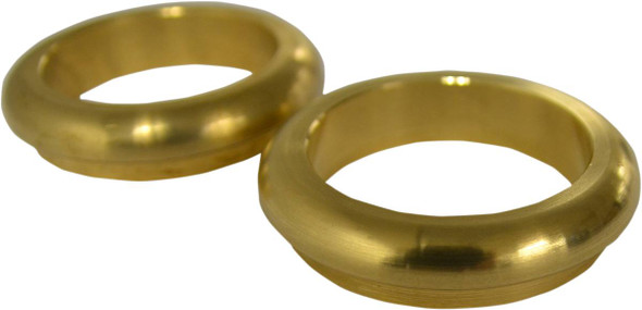 La Choppers - LA-7503-49G - Fork Boot Cover - 49 mm - Brass
