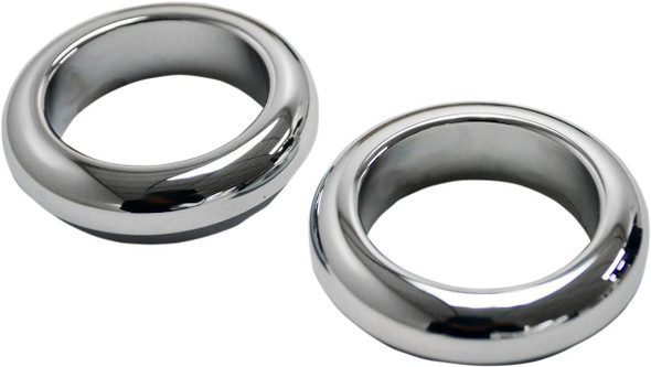 La Choppers - LA-7503-39 - Fork Boot Cover - 39 mm - Chrome