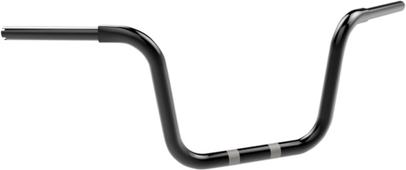 Khrome Werks - 300450 - 1-1/4" Fat Center Bobber Ape Handlebar - 10" - Black