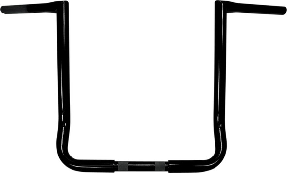 La Choppers - LA-7361-16B - 1-1/4" Twin Peaks Touring Handlebar - 16" - Black