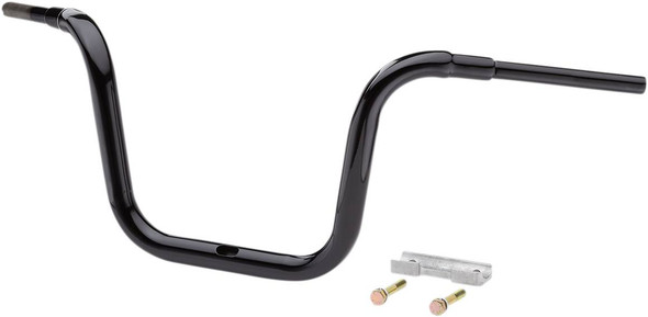 La Choppers - LA-7314-12B - 1-1/2" Grande Traditional Ape Hanger Handlebar - 12" - Black