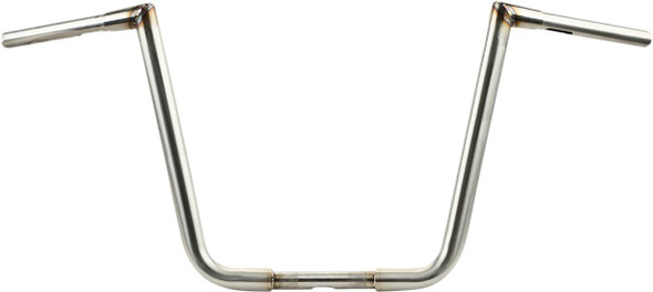 La Choppers - LA-7360-16SS - 1-1/4" Twin Peaks Big Twin Handlebar - 16" - Stainless Steel