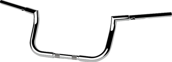 La Choppers - LA-7367-08 - 1-1/4" Twin Peaks Touring Handlebar - 8" - Chrome