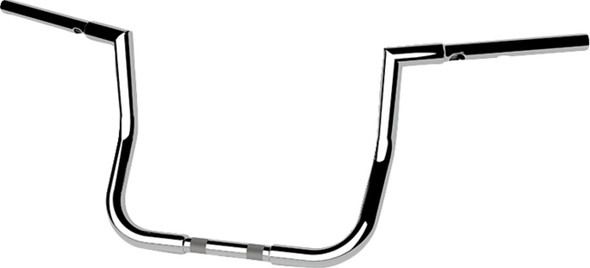 La Choppers - LA-7367-12 - 1-1/4" Twin Peaks Touring Handlebar - 12" - Chrome