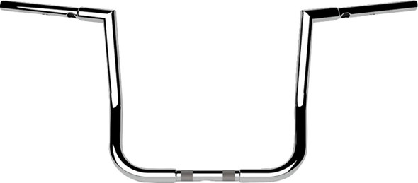 La Choppers - LA-7367-14 - 1-1/4" Twin Peaks Touring Handlebar - 14" - Chrome