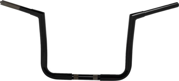 La Choppers - LA-7361-12BW - Pre-Wired Twin Peaks Handlebar - 1-1/4" x 12" - Black