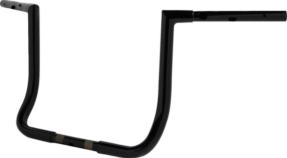 La Choppers - LA-7367-14BW - Pre-Wired Twin Peaks Handlebar - 1-1/4" x 14" - Black