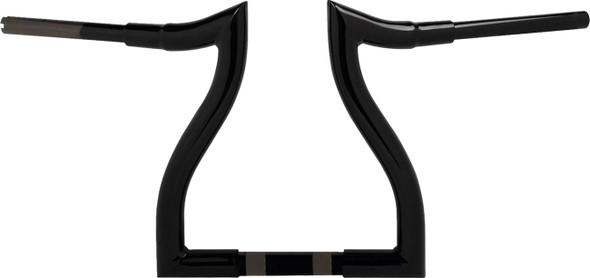 La Choppers - LA-7316-12BW - Pre-Wired Hammerhead Handlebar - 12" - Black