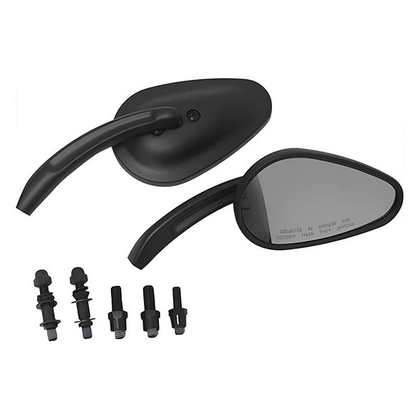 HardDrive - Tapered Custom Die Cast Mirror - Black