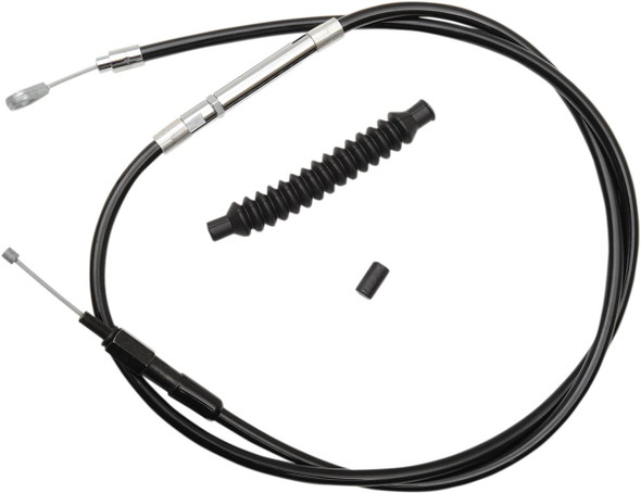 La Choppers - LA-8100C08B - Black Vinyl Clutch Cable - Mini Ape Hanger Handlebars - '96-'06 Softail