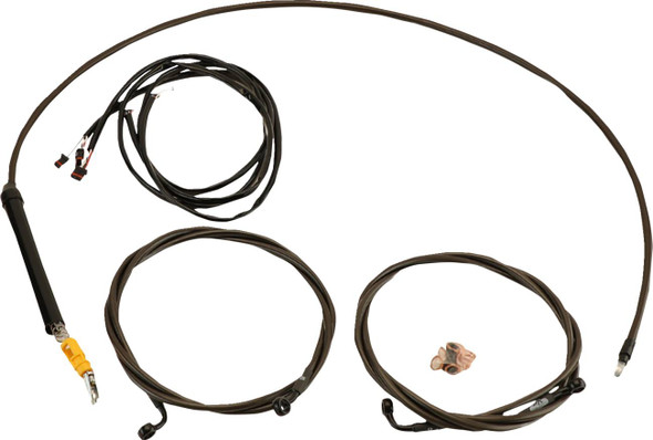 La Choppers - LA-8059KT3-19M - Complete Plug-and-Play Cable Kit - 18" - 20" Handlebars - '23-'24 Touring - Midnight