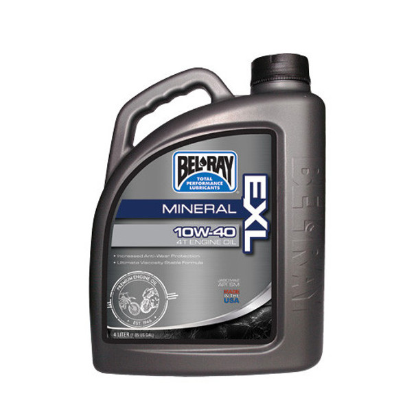 Bel Ray - EXL Mineral 4T Engine Oil 10W- 40 4-Liter