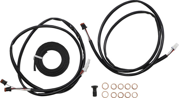 La Choppers - LA-8056KT3-19M - Complete Plug-and-Play Cable Kit - 18" - 20" Handlebars - '21-'22 FLH - ABS - Midnight La Choppers - LA-8056KT3-19M - Complete Plug-and-Play Cable Kit - 18" - 20" Handlebars - '21-'22 FLH - ABS - Midnight