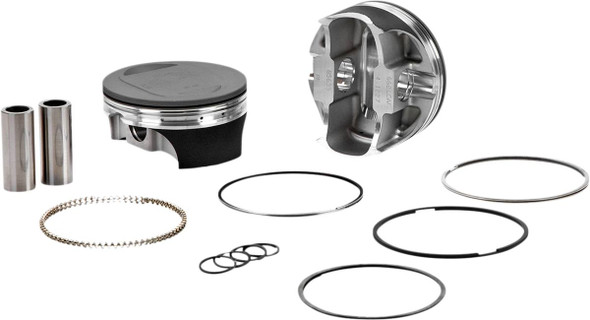 Kb Performance - KB662LCA.STD - Piston Kit - 4.125" Standard - 10.0:1 CR - 96"-103" Twin Cam Bored to 117 ci w/SE 95 cc Heads