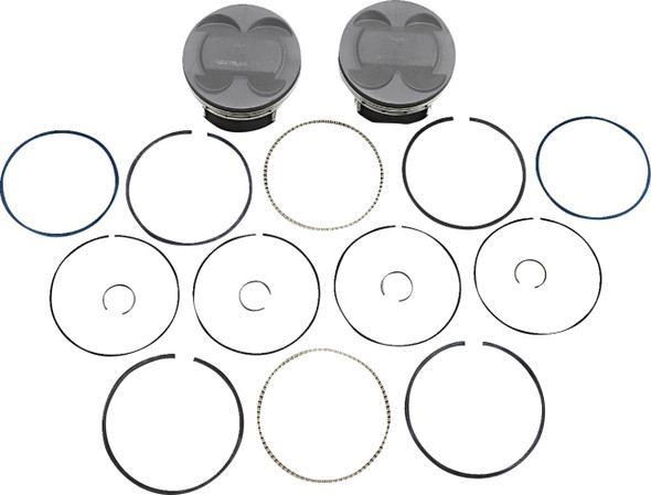 Kb Performance - KB576LCA.STD - Piston Kit - 4.250" Standard - 11.4:1 CR - 124" Big Bore - 107" M8 Kb Performance - KB576LCA.STD - Piston Kit - 4.250" Standard - 11.4:1 CR - 124" Big Bore - 107" M8