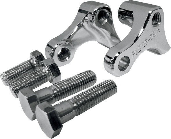La Choppers - LA-7590-02 - Lowering Kit - Rear - Lowers 1" - Chrome - '06-'17 FXD