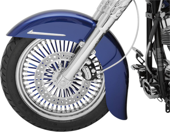 Klock Werks - KWF-02-0000 - Benchmark Front Fender - Steel - 16"-18"