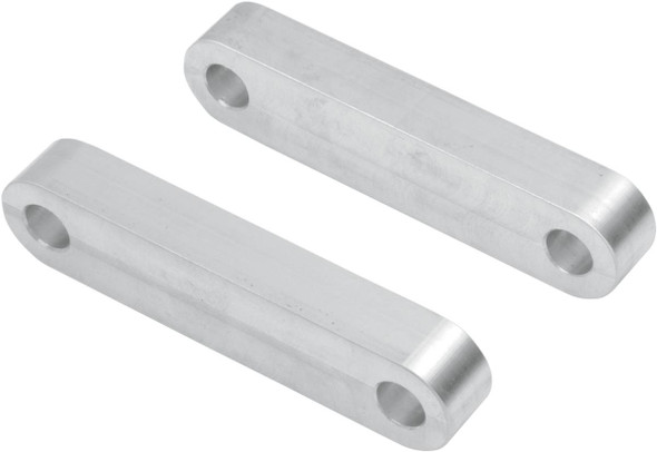 Klock Werks - KWFS-02-0104 - Hugger Front Fender Mounting Blocks - For 21" Wheels - Satin
