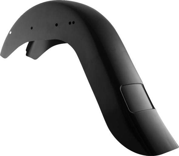 Klock Werks - KWF-02-0311 - Rear Fender - Vicla Frenched - 9" Extended Rear - Black