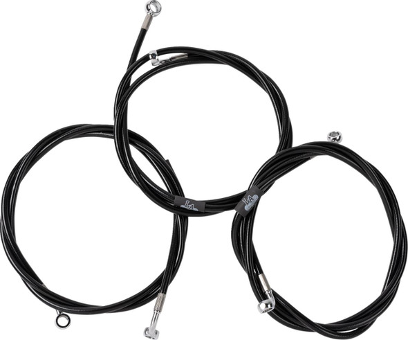 La Choppers - LA-8059B08B - Brake Line - 24"+ - '08-'10 FL