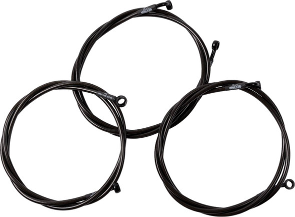 La Choppers - LA-8059B08M - Brake Line - 24"+ - '08-'10 FL