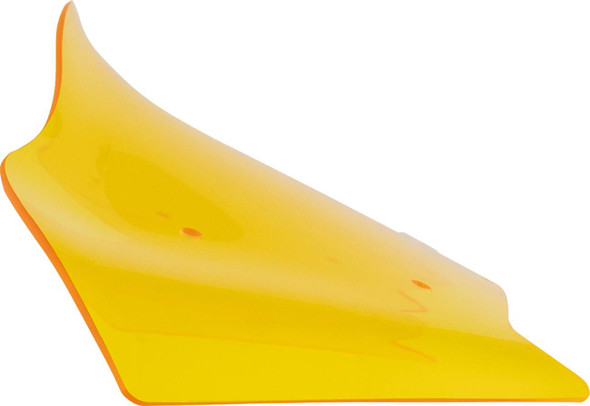 Klock Werks - KWW-01-0730 - Kolor Flare™ Windshield - 8" - Yellow - FLHX