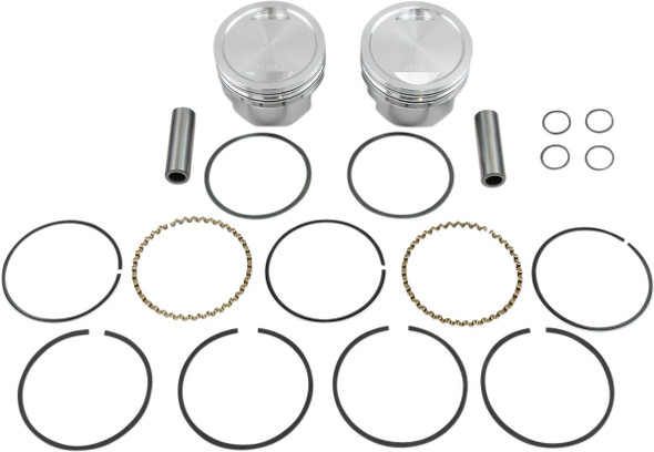 Kb Performance - KB272.020 - Piston Kit - 3.498" +0.020" - 10.0:1 CR - XL883 to 1200 Conversion