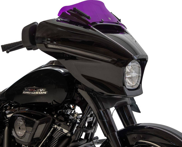 Klock Werks - KWW-01-0746 - Kolor Flare™ Windshield - 6-1/2" - Purple - FLHX