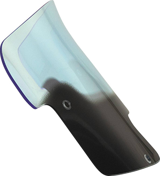 Klock Werks - KWW-04-0626 - Kolor Flare™ Windshield - 8" - Blue - Indian