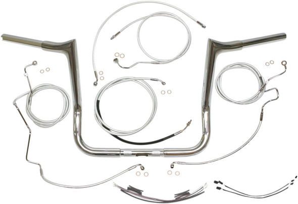 Magnum Shielding - 38834-412 - 1-1/4" Viking Handlebar Installation Kit - 12" - Sterling Chromite II®