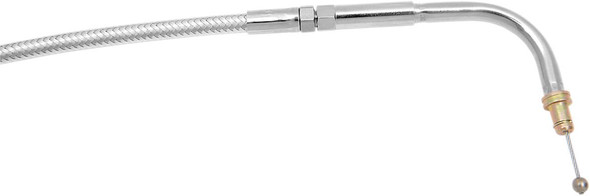 Magnum Shielding - 5321 - Polished Stainless Steel Braided Throttle Cable - 39-1/2"