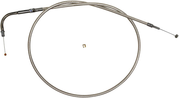 Magnum Shielding - 5334 - Polished Stainless Steel Braided Throttle Cable - 41"