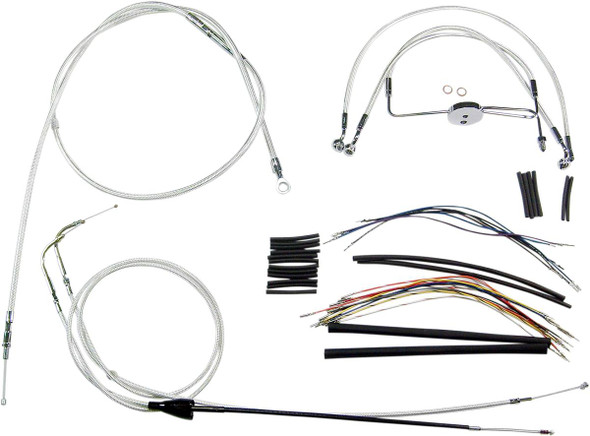 Magnum Shielding - 387283 - Sterling Chromite II® Designer Handlebar Installation Kit - 18"-20" - '96-'06 Touring