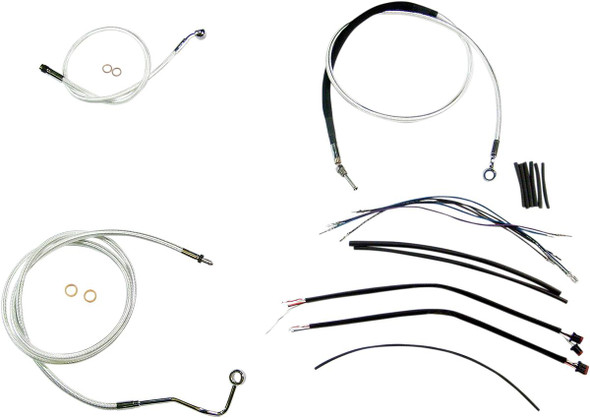 Magnum Shielding - 387351 - Sterling Chromite II® Upper Handlebar Installation Kit - 12"-14" - '14-'15 FLH