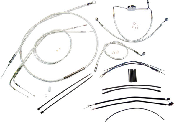 Magnum Shielding - 387201 - Sterling Chromite II® Designer Handlebar Installation Kit - 12"-14" - '12-'17 FXDF