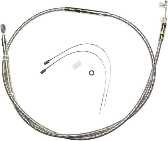 Magnum Shielding - 5223HE - High-Efficiency Polished Stainless Clutch Cable - 62-11/16"