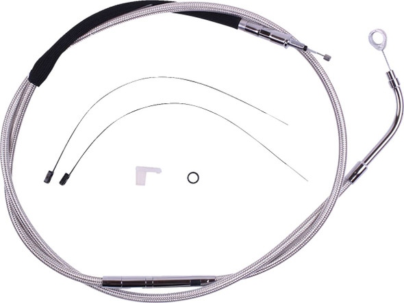 Magnum Shielding - 52364HE - High-Efficiency Polished Stainless Clutch Cable - 69-3/4"