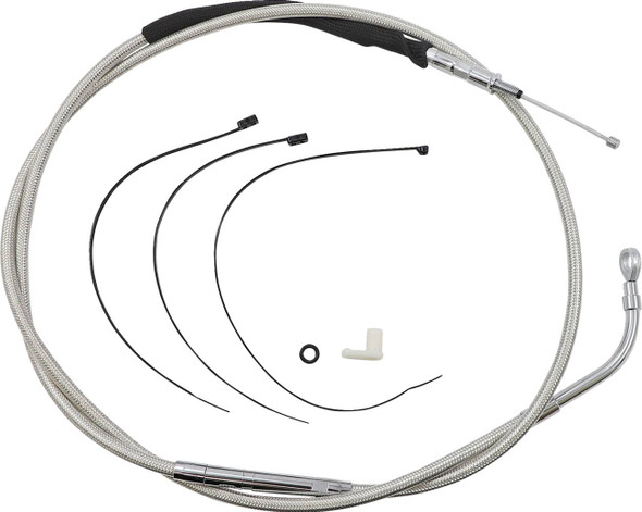 Magnum Shielding - 523610HE - High-Efficiency Polished Stainless Clutch Cable - 75-3/4"