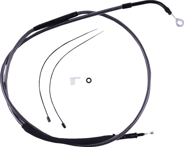 Magnum Shielding - 72362HE - High-Efficiency Polished KARBONFIBR Clutch Cable - 67-3/4"