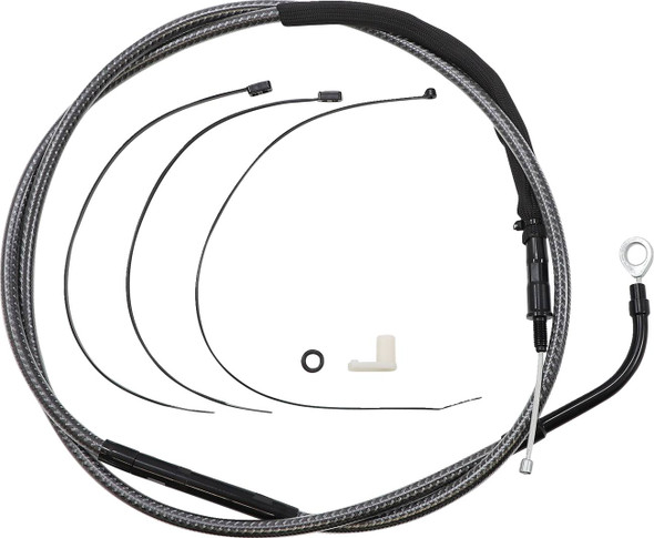 Magnum Shielding - 72364HE - High-Efficiency Polished KARBONFIBR Clutch Cable - 69-3/4"