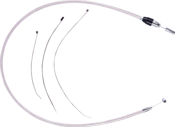 Magnum Shielding - 523802HE - Polished Stainless Quick Connect Upper Clutch Cable - 41"