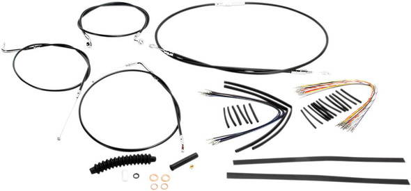 Magnum Shielding - 489441 - XR Handlebar Installation Kit - 12"-14" Ape Hanger Handlebars - Black