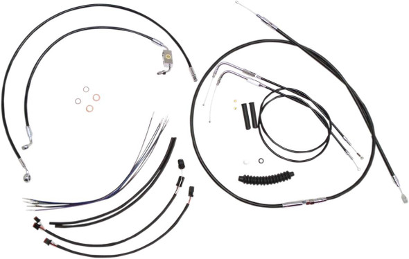 Magnum Shielding - 489842 - XR Handlebar Installation Kit - 15"-17" Ape Hanger Handlebars - Black