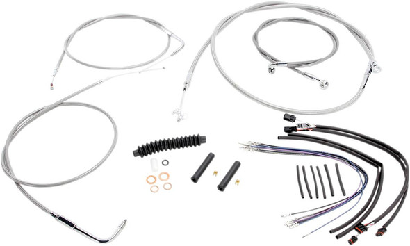 Magnum Shielding - 589272 - XR Handlebar Installation Kit - 15"-17" Ape Hanger Handlebars - Stainless Steel Magnum Shielding - 589272 - XR Handlebar Installation Kit - 15"-17" Ape Hanger Handlebars - Stainless Steel