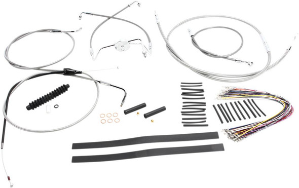 Magnum Shielding - 589281 - XR Handlebar Installation Kit - 12"-14" Ape Hanger Handlebars - Stainless Steel Magnum Shielding - 589281 - XR Handlebar Installation Kit - 12"-14" Ape Hanger Handlebars - Stainless Steel